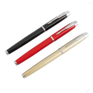 PCS Classic Design Metal Roller Ballpoint Pen Office Business Men High Quality Signature Gift Writing School Stationery