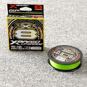 Braid Line YGK XBRAID X8 Upgrade Braid Fishing Line Super Strong 8 Strands Multifilament PE Line 150m 200m gjord i Japan 14lb -60lb 230608