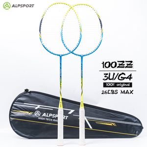 Badmintonschläger ALP N802 Packs Bag 4U Ultraleichter 75 g G4-Schläger T700 Attack 100 % Vollcarbon-Trainingsausrüstung 230608