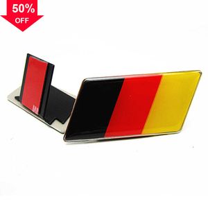 New Universal Car Sticker German Flag Emblem Badge Emblem Deutsch Bumper Front Grille Auto Decal For Scirocco GOLF 7 Golf 6