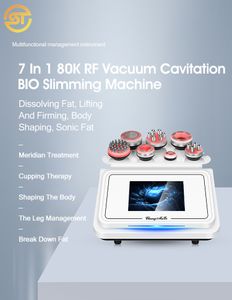 80K RF Cavitation Vacuum Slimming Machine Lose Weight S Shape Lipo Laser Portable S Shape Machine