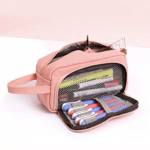 Pencil Cases LOLO Case Stationery Cute Boys Girls Storage Pen Bag Box Large Students Capacity School Office Supplies 230608