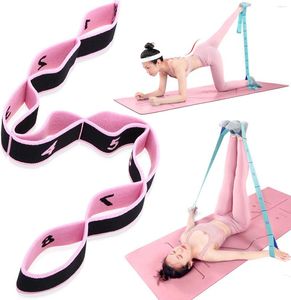 Motståndsband elastisk yoga stretch rem justerbar multi loop stretch träning dansband gymnastik hem träning träning