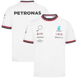 dla Mercedes Benz T-Shirt Team F1 Racing Car 3d Street Wear with Men Women Drukuj sport mody oversize