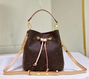 7a 디자이너 가방 정품 가죽 미니 버킷 백 네오 노에 BB 드로우 스트링 백 모노그램 Damier Leather Purse 여성 고급 크루스 바디 Neo Noe