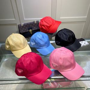 Designer Ball Caps Couple Style Side Label color of macaron Baseball Hat Sunshade Sunscreen Duck Tongue Hat Outdoor Riding Sun Hat Bowl Hat Ball Hat