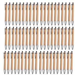 Ballpoint Pens Ballpoint Pen Sets Misc.quantities Bamboo Wood Write Prises Instrument60 Set 230609