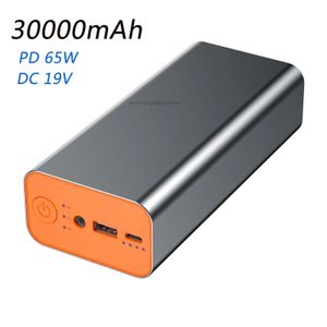 Ücretsiz özelleştirilmiş logo PD 65W 100000mAH Güç Bankaları Hızlı Şarj Taşınabilir Şarj Cihazı Peşer Bank MacBook Xiaomi iPhone Defter için Harici Pil Powerbank