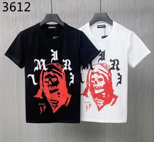 DSQ Phantom Turtle Mens Designer T-shirt italiensk Milan Fashion Logo Print T-shirt Summer Black White T-Shirt Hip Hop Streetwear 100% Cotton Tops Plus Size 13587