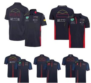 Camisa pólo de corrida F1 verão camisas de manga curta com personalização