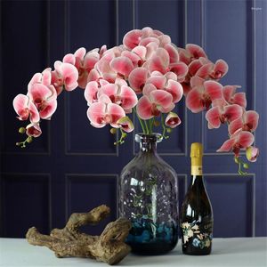 Fiori decorativi Pianta ornamentale artificiale Rosa Phalaenopsis Clitoria Ternatea Falso bonsai Home Office Decorare