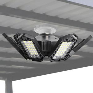 Ceiling Lights LED Garage Shop With Foldable Light Panel Ultra Bright