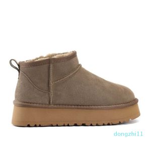 Aus Mulheres Botas de Neve Inverno Bota Plataforma Tazz Brown Australia Botas Quentes Ultra Mini UltraClassic Mini Fur Para Mulher Homem Criança Criança 34-43