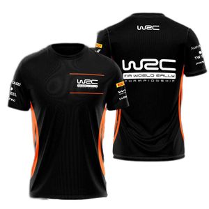 2023 Novas camisetas masculinas e femininas da equipe F1 Popular Oversized Streetwear Moda Impressa em 3D Motorsport Rally Camisas com gola alta Roupas de alta qualidade
