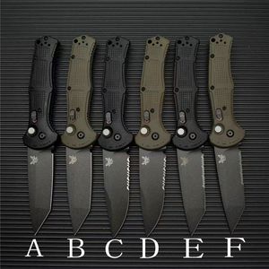 2023 NEW Benchmade BM 9070 9070SBK Claymore Axis Lock Auto Open Folding Knife CPM-D2 Blade nylon fiber handle camping outdoor Hiking Survival Knives EDC Pocket tools