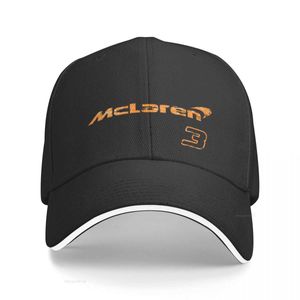 قبعات الكرة ماكلارين F1 2021 Ricciardo للجنسين في الهواء الطلق الشاحنة البيسبول قبعة Snapback قبعة التنفس القبعة القابلة للتخصيص polychromatic