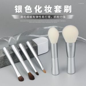 Makeup Brushes 6Pcs Brush Set Mini Blusher Eyeshadow Professional Loose Powder Foundation Applicators Tools