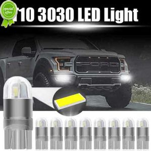 Ny 4/8st LED T10 W5W Canbus glödlampor 2SMD 3030 LED Auto Reading Clearance Light Wedge Lamp Car Apication Plate Light Door Map Dome Bulb