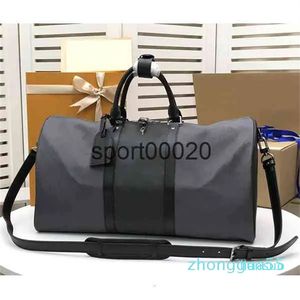 Suitcases duffle women bags hands travel men pu leather handbags large cross body bag totes 50cm