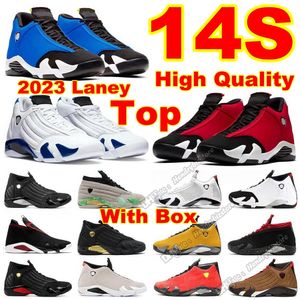 Jumpman 14s Laney Basketbol Ayakkabıları 14 Hafif Zence Hiper Kraliyet Gym Red Flint Gray Challenge Thunder Kış Son Atış Şeker Kamışı Siyah Toe Çöl ve Spor ayakkabılar