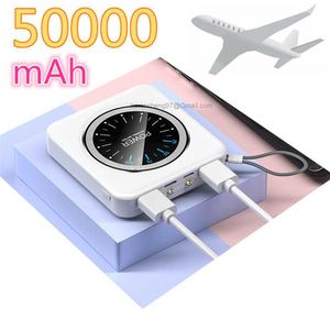 Бесплатное индивидуальное логотип 10000mah mini Power Bank Portable Portable Fast Charger со светодиодным освещением USB -порты Внешняя батарея для iPhone 12pro Xiaomi Huawei