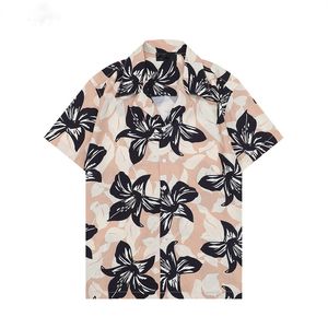 Designer Shirt Mens Button Up Shirts print bowling shirt Hawaii Floral Casual Shirts Men Slim Fit Short Sleeve Dress Hawaiian t-shirt M-3XL UG1