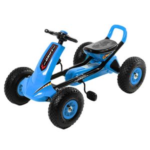 Çocuk pedallı araba 4 lastik lastik 3 ayarlanabilir koltuk ile oyuncak binmek kırmızı mavi renkli çocuk Go-kart