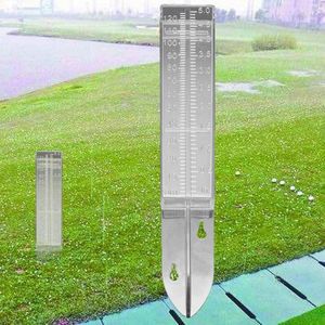 Watering Equipments Practical Rain Meter Waterproof Gauge Easy To Operate Weather-resistant Transparent Accurate