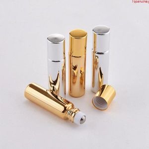 5 ML Roll On Portable Glass Refillable Perfume Bottle Empty Essential Oil Caseshipping Wkjtv