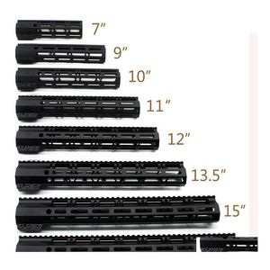 auto dvr Altri accessori tattici 7910111213 51517 Inch Mlok Clamp Style Handguard Rail Picatinny Mount System Black Drop Delive292J