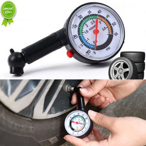 Nuovo indicatore del manometro della gomma dell'automobile Indicatore del manometro della ruota della bicicletta del motociclo dell'automobile Tester dell'aria della pressione del pneumatico Strumenti diagnostici di misurazione del quadrante mini