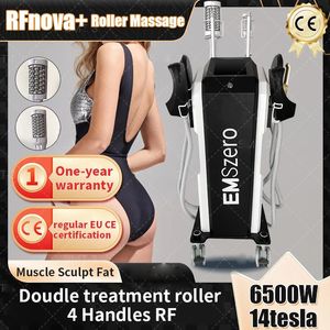 2024 emszero 14 tesla corpo neo ems rolos estimulador muscular emagrecimento equipamento eletromagnético máquina de massagem rolo para salão de beleza