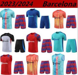 22/23/24 Maglie calcio Barcellona Maglie ANSU FATI abbigliamento allenamento calcio LEWANDOWSKI TRACKSUIT Barcellona SET FERRAN ADAMA AUBA PEDRI GAVI canotta uomo