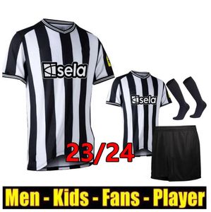 KIT KIT 22 23 24 130. rocznica Newcastles New Castle Soccer Jerseys Boys Bruno G. Joelinton Football T -koszul