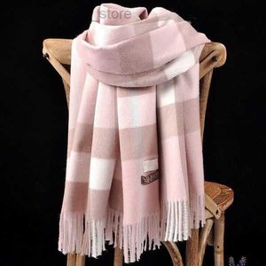 Designer Sciarpa in cashmere Inverno Donna e uomo Fascia lunga di qualità Moda stampata a quadri Grandi scialli scozzesi9h8n