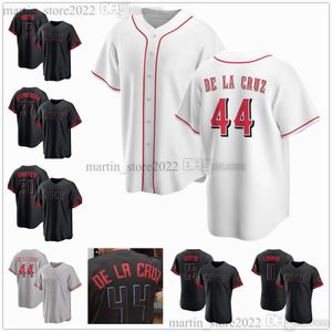 Beyzbol Jersey 44 Elly de la Cruz 9 Matt McLain 6 Jonathan Hindistan 19 Joey Votto 37 Tyler Stephenson 21 Hunter Greene Barry Larkin Ken Griffey Jr Joe Morgan Erkek Kadın Gençlik