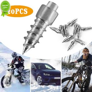 Novos 10 peças de parafusos antiderrapantes universais para pneus de carro de inverno pregos para motocicletas, caminhões off-road, pneus antigelo, sola, presilhas para pneus