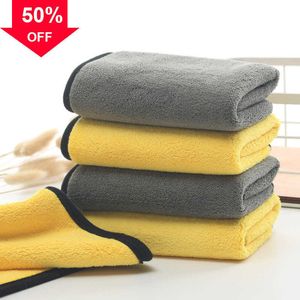 Ny bilkropp tvättar handdukar enkel rengöring och ingen rest ultravi mjuk mikrofiber handduk bil rengöring torkduk 30/40 cm