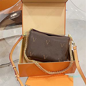 Miękka torba designerska kobieta mody torebki skórzane crossbody podwójne ramię