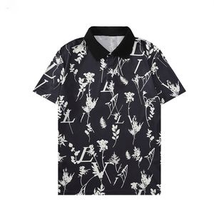 Designer Polo Shirts Men lyx Polos Casual Herr T Shirt Snake Bee Letter Print broderi mode high street man tee rn15