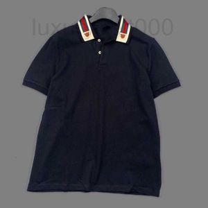 Men's Polos designer polo shirt Short sleeved men's loose fitting Paris T-shirt collar Tiger XLLR