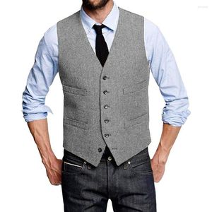 Gilet da uomo Gilet da uomo Giacca monopetto Slim Casual Business formale