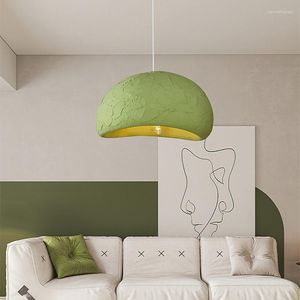 Lampy wiszące LAMED LAMPER LAMPER LAMPĘ SZYNNIKÓW Projekt Lampka Nordic Wabi Sabi Luster Suspend Bar Jading Droplight Wiszące oprawy