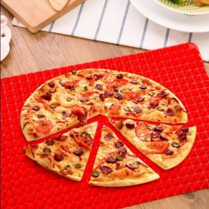 Bakeware Silicone Multifunktionella BBQ Pizza Mat Pyramid Microwave Oven Baking Placemat Tray Sheet Kitchen Baking Tools Bakeware Molds JN10