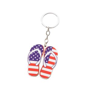 Drewno niezależny dzień amerykańska flaga motyla orła klucz wisiorek wiszący samochód wiszący ornament wisior ozdobny
