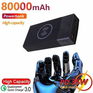 Gratis anpassad logotyp 20000Mah Power Banks Digital Display Extern batteriladdare Snabbladdning Portable Power Bank Charger för Xiaomi iPhone