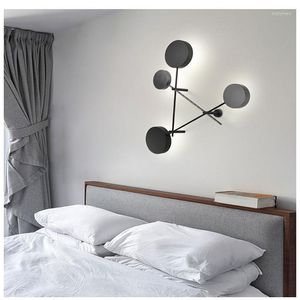 Wall Lamps Nordic Modern LED Lamp Glass Ball Bathroom Mirror Beside American Retro Light Sconce Wandlamp Aplique Murale