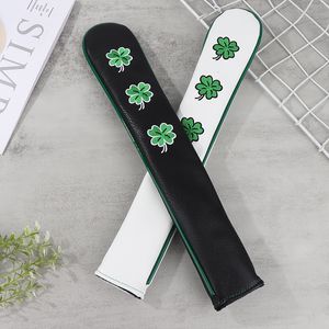 Club Heads Golf Alignment Stick Cover PU Leather Protector for Sticks Holder 2 Headcovers 230609
