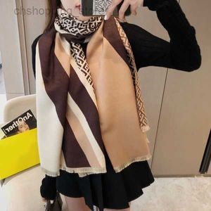 Scarves Cashmere Scarf Women Pashmina Shawls Wraps Thick Hijab Luxury Design Winter Stoles Blanket1hehb