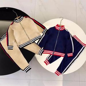 Roupas de bebê terno esportivo para crianças primavera outono conjunto Vetement Garcon Cardigan jaqueta de bebê calças roupas de criança para 90-130 tamanho 2177